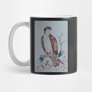 Eagle painting, bird art, bird painting Mug